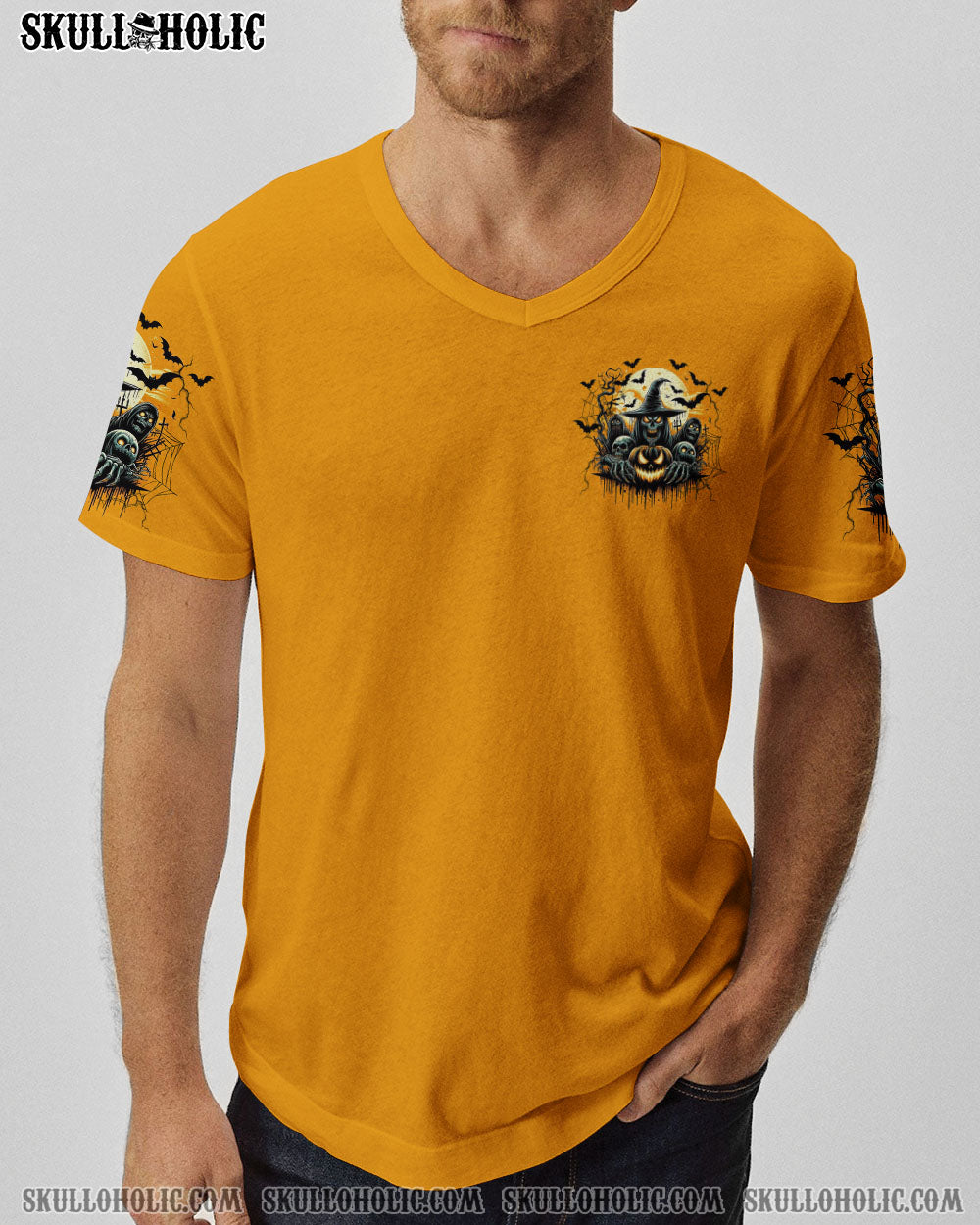 HELLO DARKNESS MY OLD FRIEND SKULL HALLOWEEN ALL OVER PRINT  - TLNZ0908253