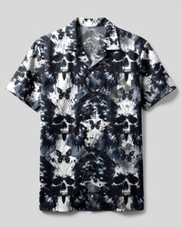 SKULL BUTTERFLY SHADOWS CAMP SHIRT - TYPQ0607262