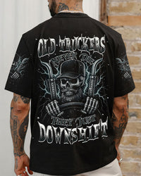 OLD TRUCKERS NEVER DIE SKULL ALL OVER PRINT - TYPQ2107253