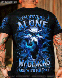 I'M NEVER ALONE SKULL DEMON ALL OVER PRINT - YHLN0104252