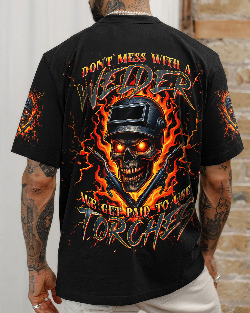 DON'T MESS WITH A WELDER ALL OVER PRINT - TLNT2907252