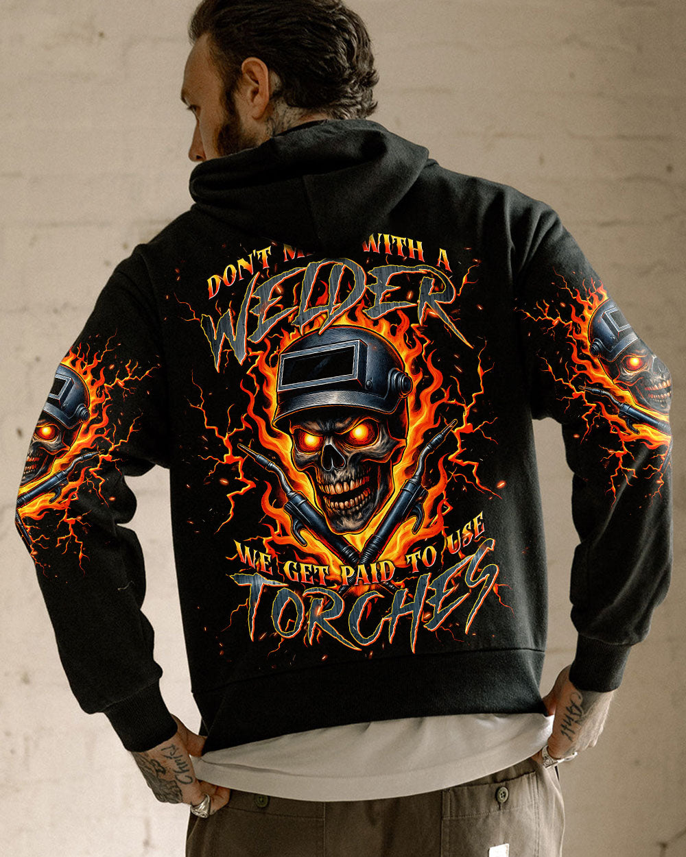 DON'T MESS WITH A WELDER ALL OVER PRINT - TLNT2907252