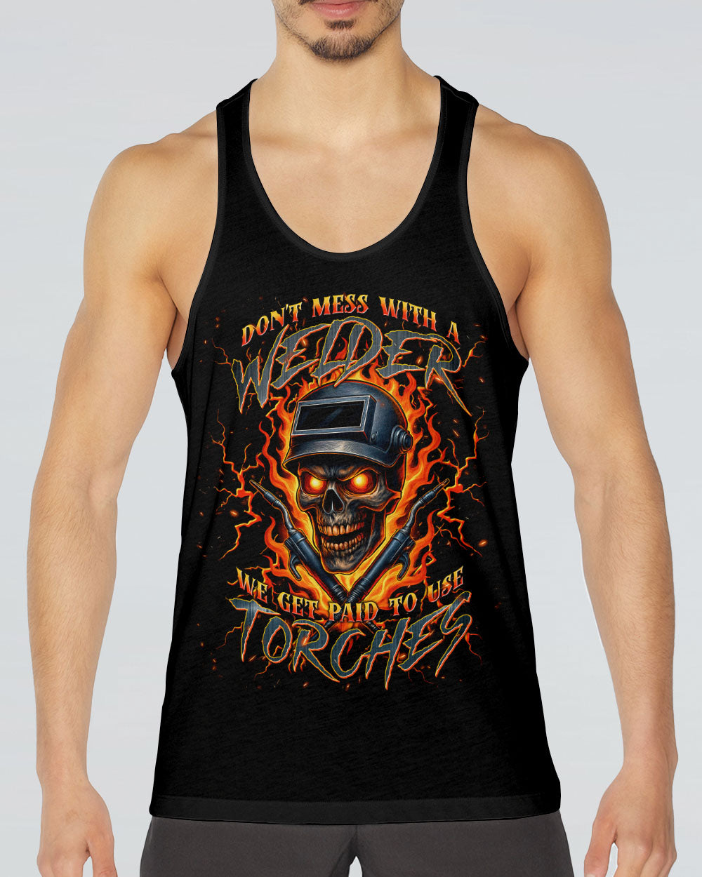 DON'T MESS WITH A WELDER ALL OVER PRINT - TLNT2907252