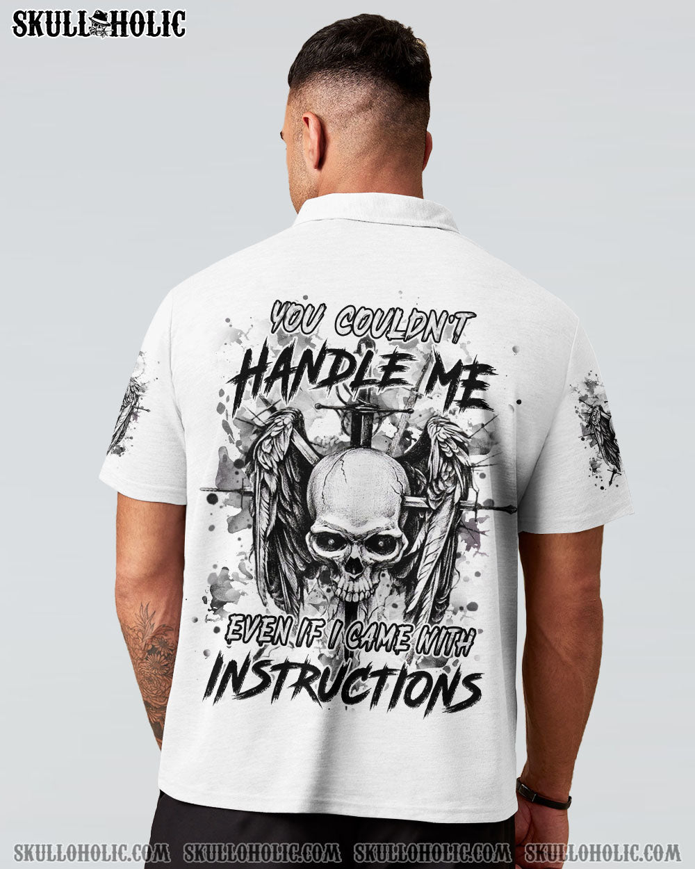 YOU COULDN'T HANDLE ME SKULL ALL OVER PRINT - YHHN3112241