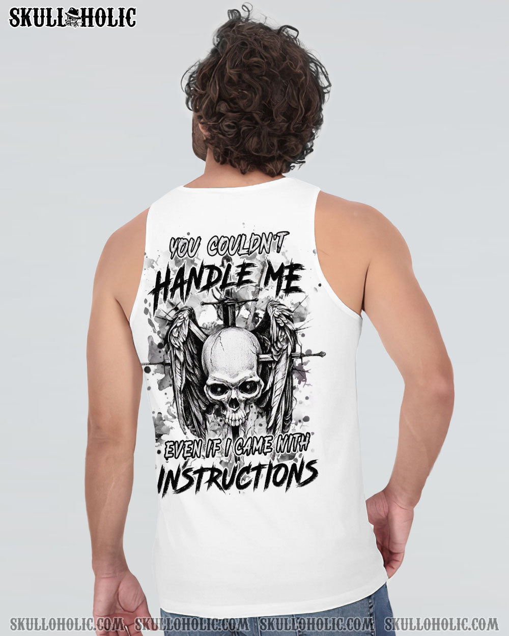 YOU COULDN'T HANDLE ME SKULL ALL OVER PRINT - YHHN3112241