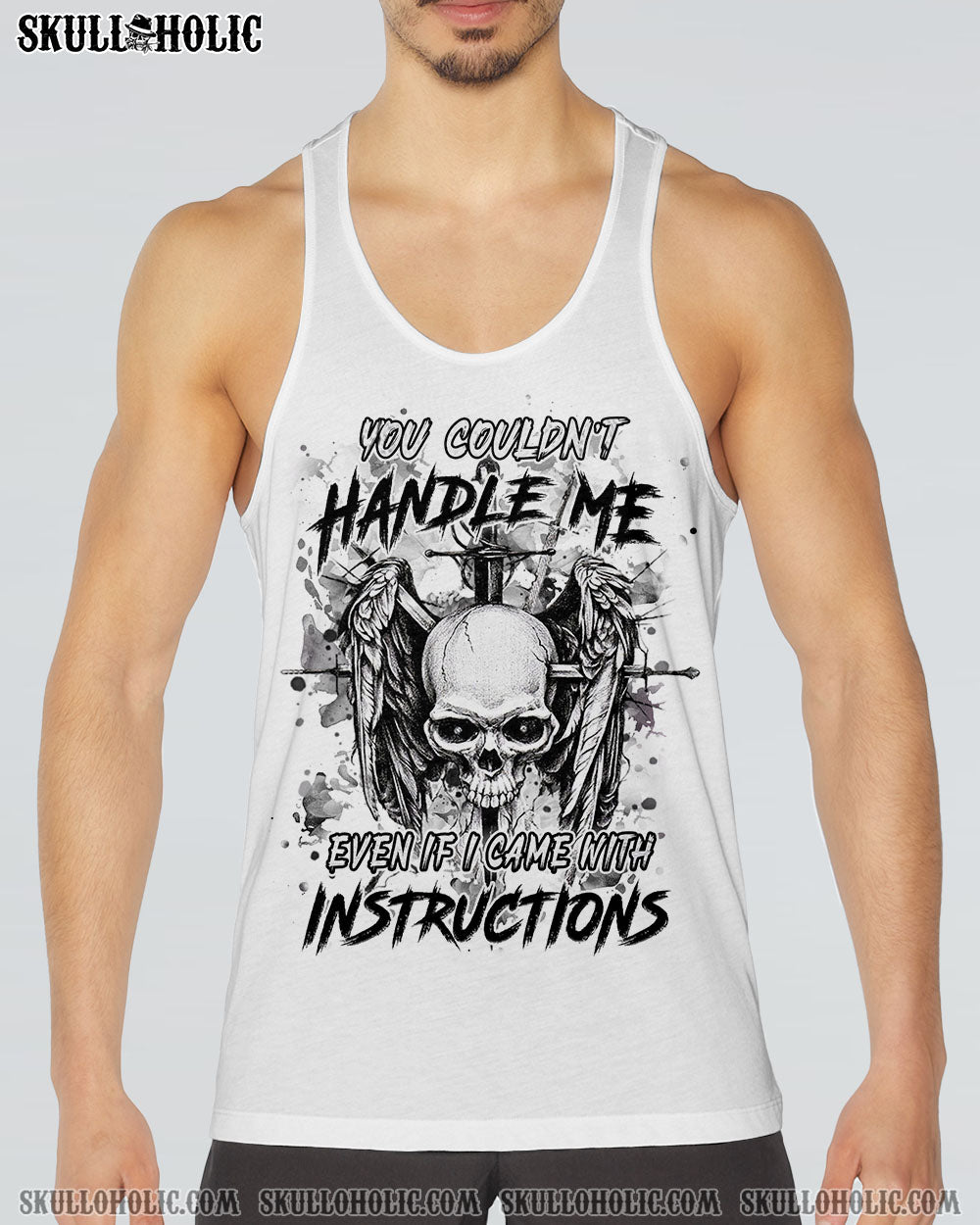 YOU COULDN'T HANDLE ME SKULL ALL OVER PRINT - YHHN3112241