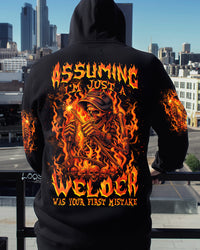 ASSUMING I'M JUST A WELDER SKULL ALL OVER PRINT - TLNZ0609253