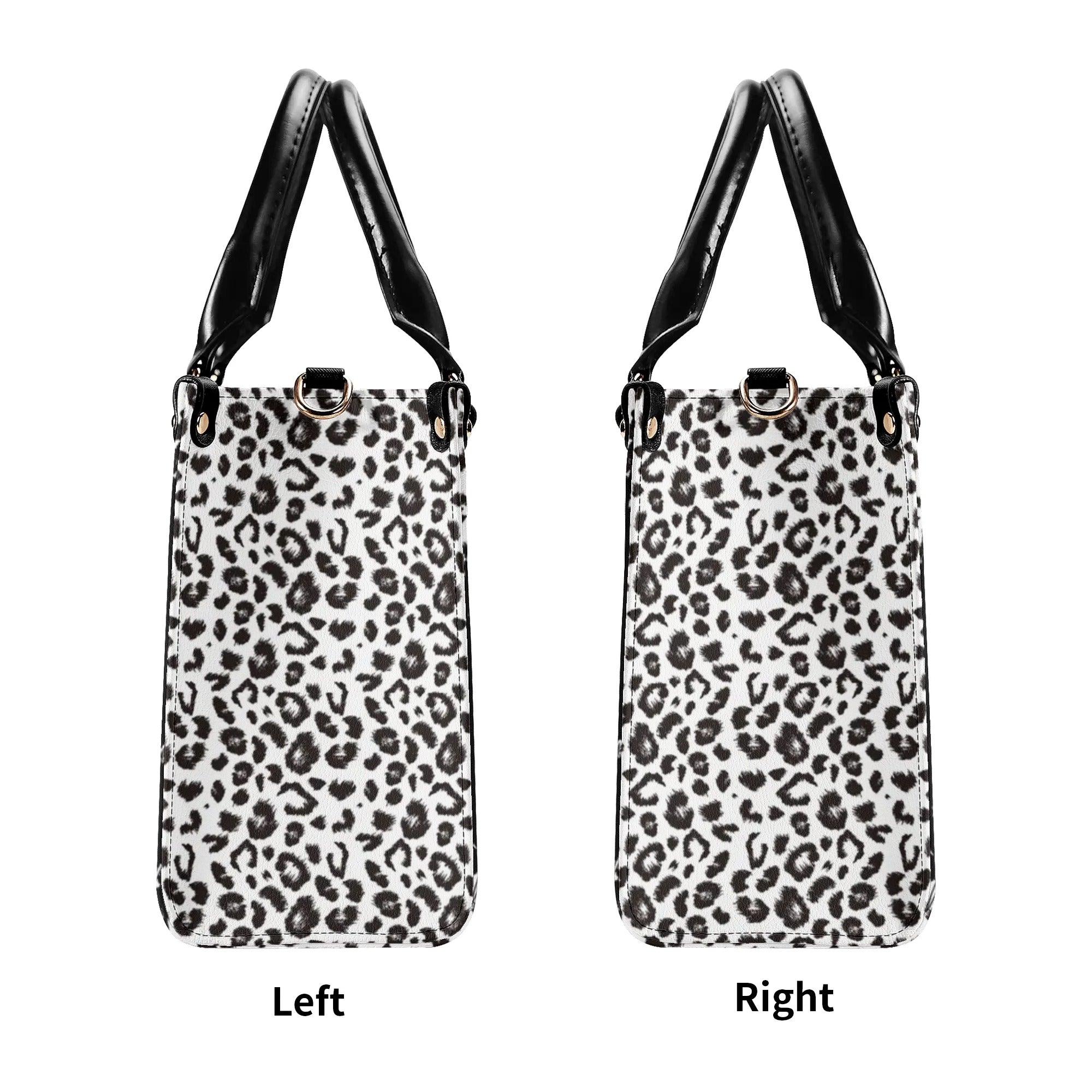 HOT MESS MAMA SKULL MESSY BUN LEOPARD LEATHER HANDBAG - TLPQ0108244