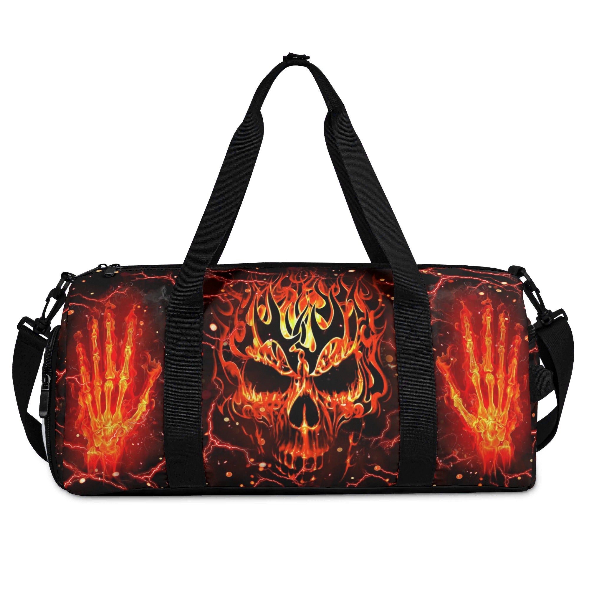 FIRE DEMON SKULL TRAVEL BAG - YHLT1208254