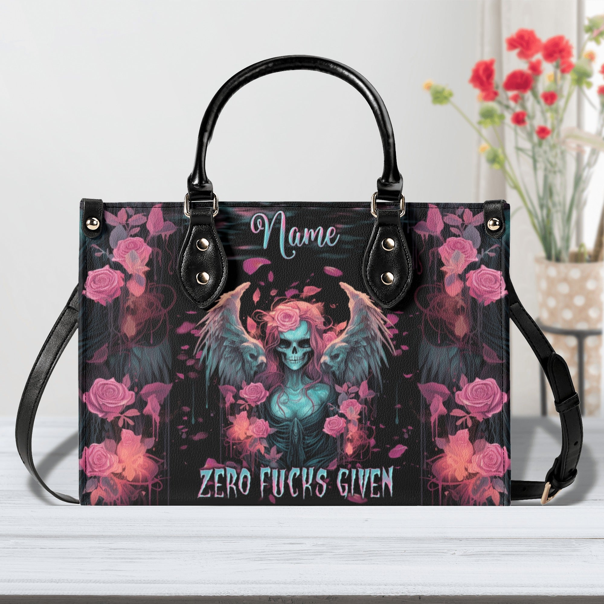 ZERO F GIVEN  SKULL LEATHER HANDBAG  - TLNT2712244