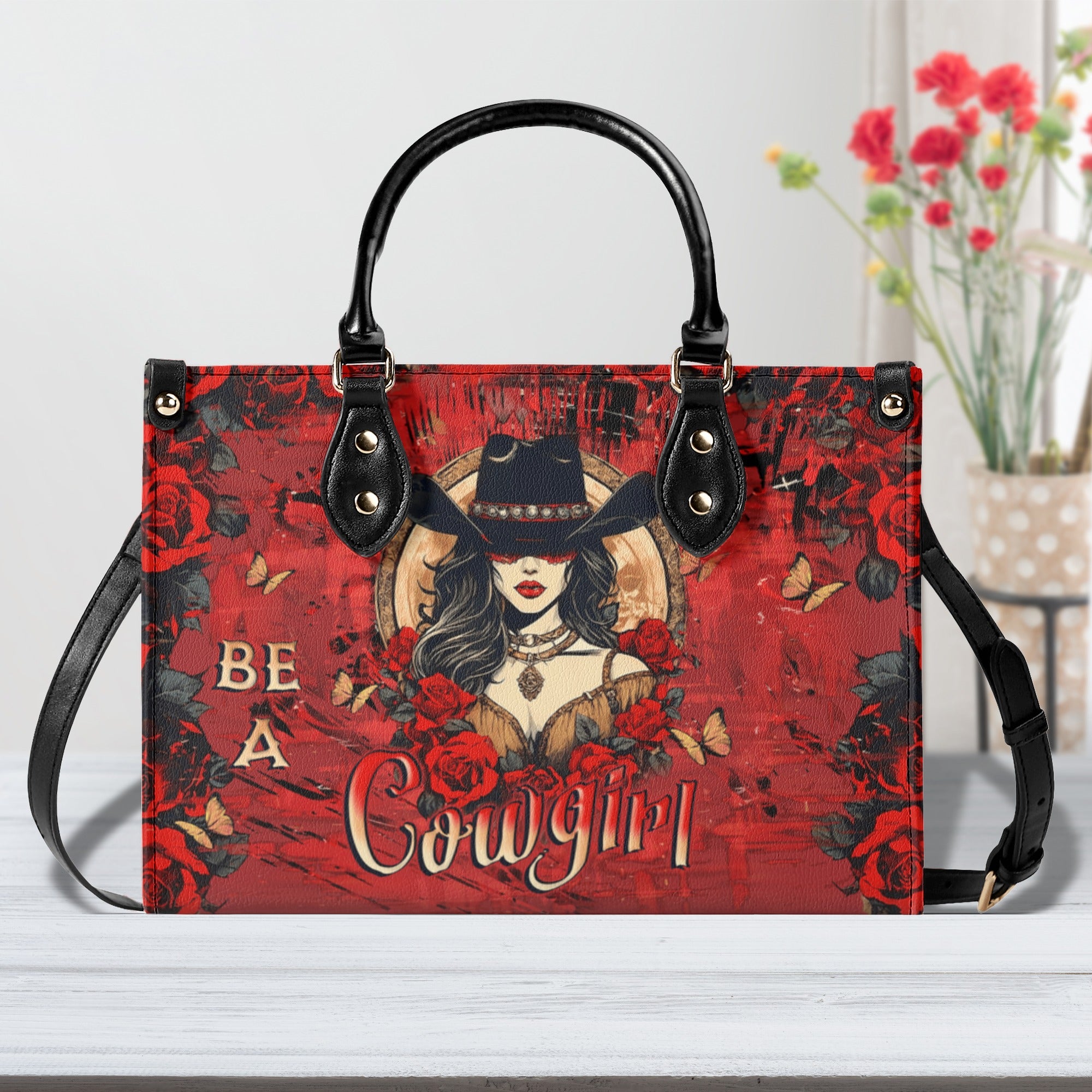 BE A COWGIRL LEATHER HANDBAG - YHLT1911244