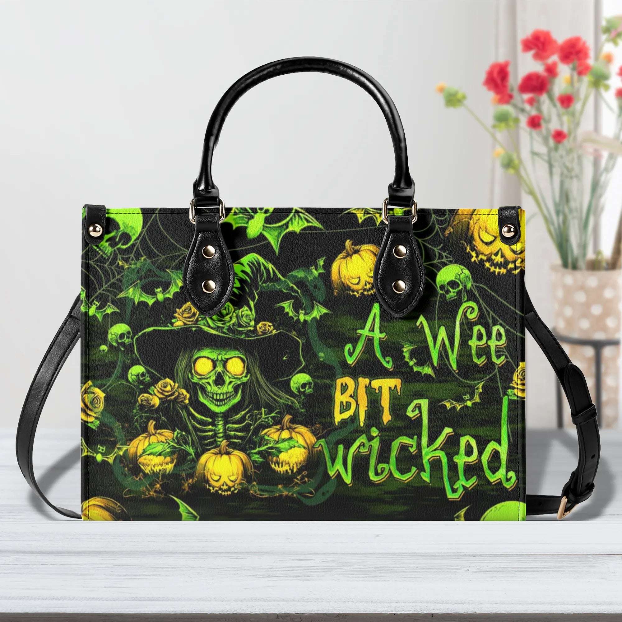 A WEE BIT WICKED LEATHER HANDBAG - TYQY2708242