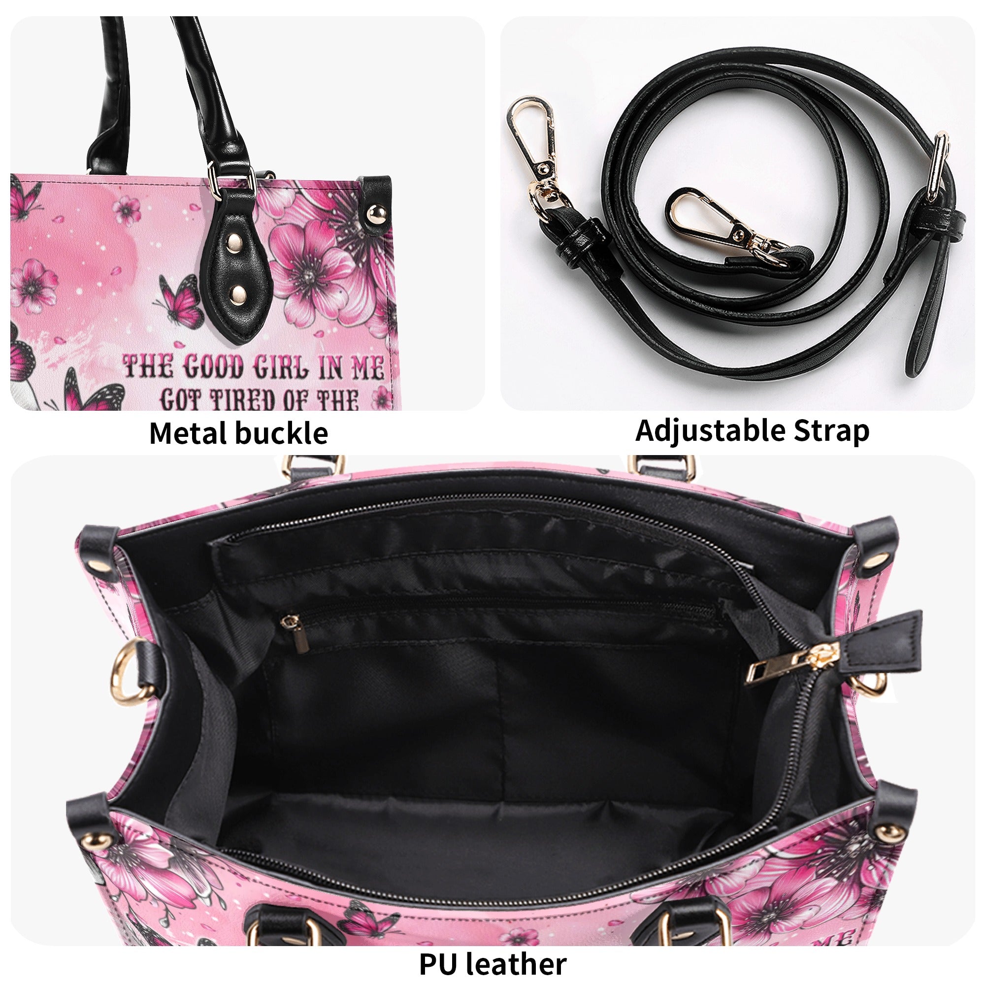 THE GOOD GIRL IN ME LEATHER HANDBAG - TYTM2111244