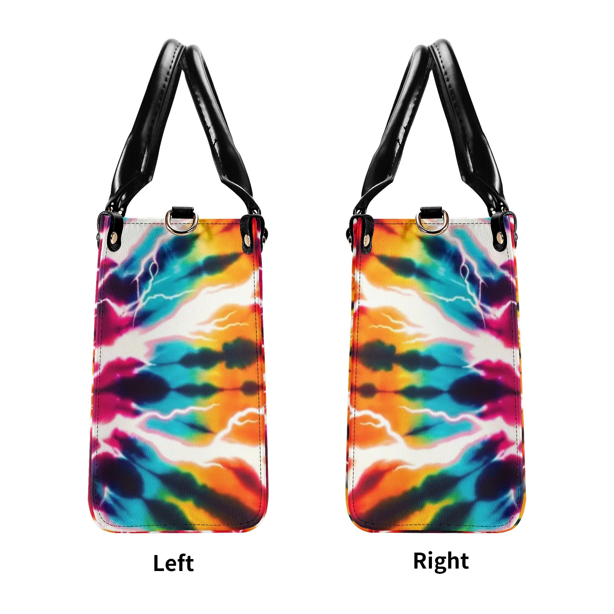 REAPER ROSE TIE DYE LEATHER HANDBAG - TLNZ0107242