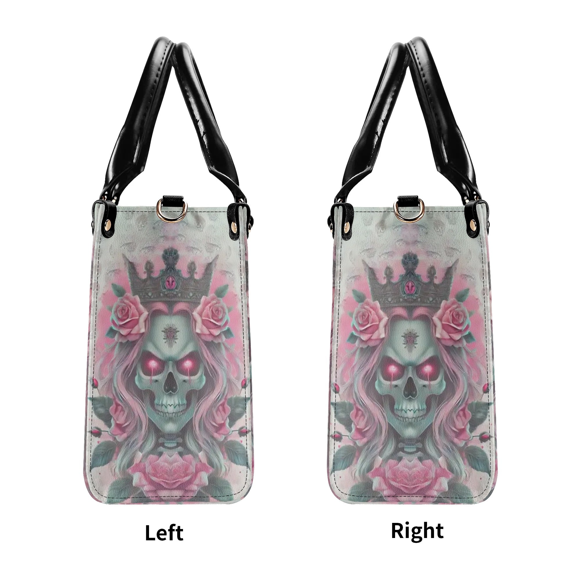 SKULL QUEEN LEATHER HANDBAG - TLPQ2106244