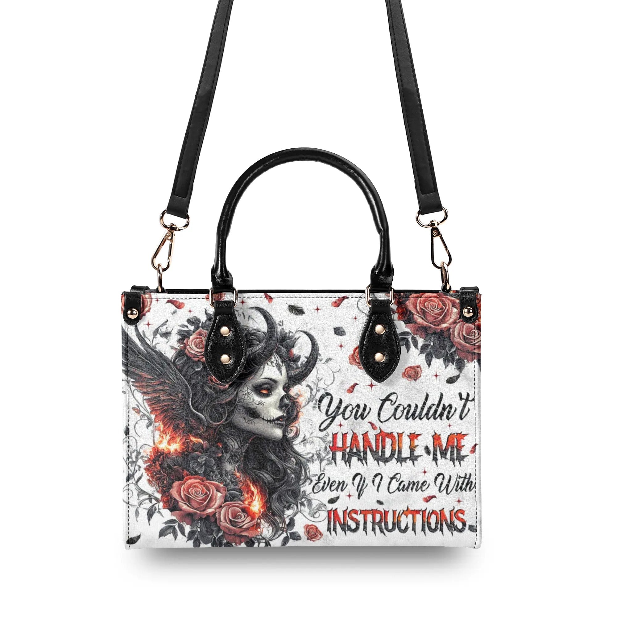 YOU COULDN'T HANDLE ME LEATHER HANDBAG - TYTM3008241