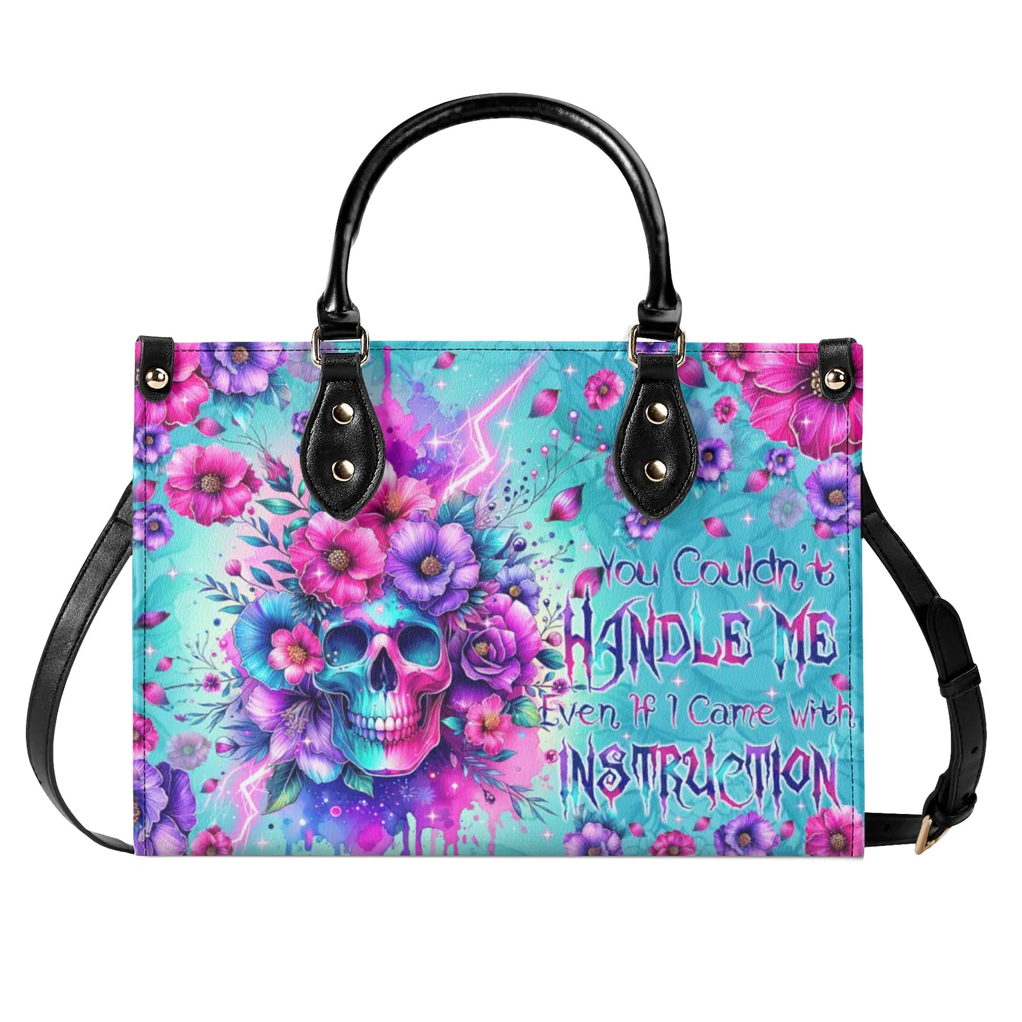 YOU COULDN'T HANDLE ME LEATHER HANDBAG - TYTM2705245