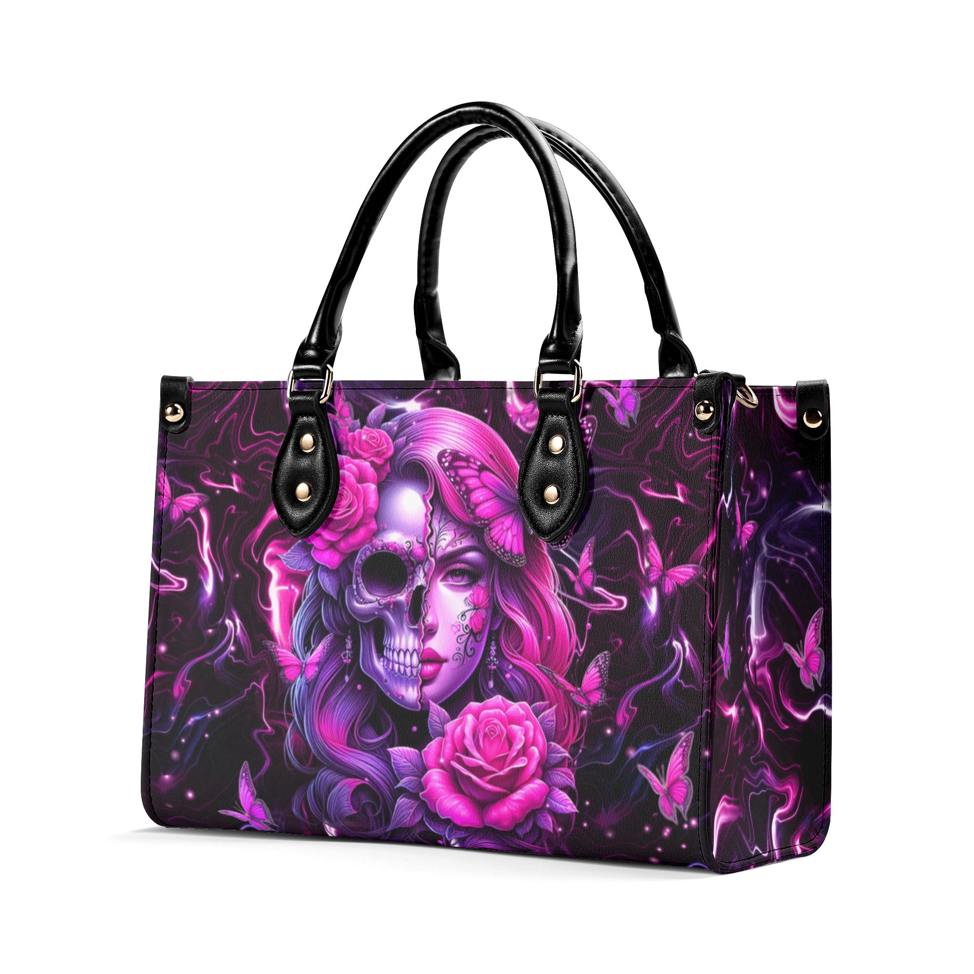 SKULL LADY LEATHER HANDBAG - YHHN0301254