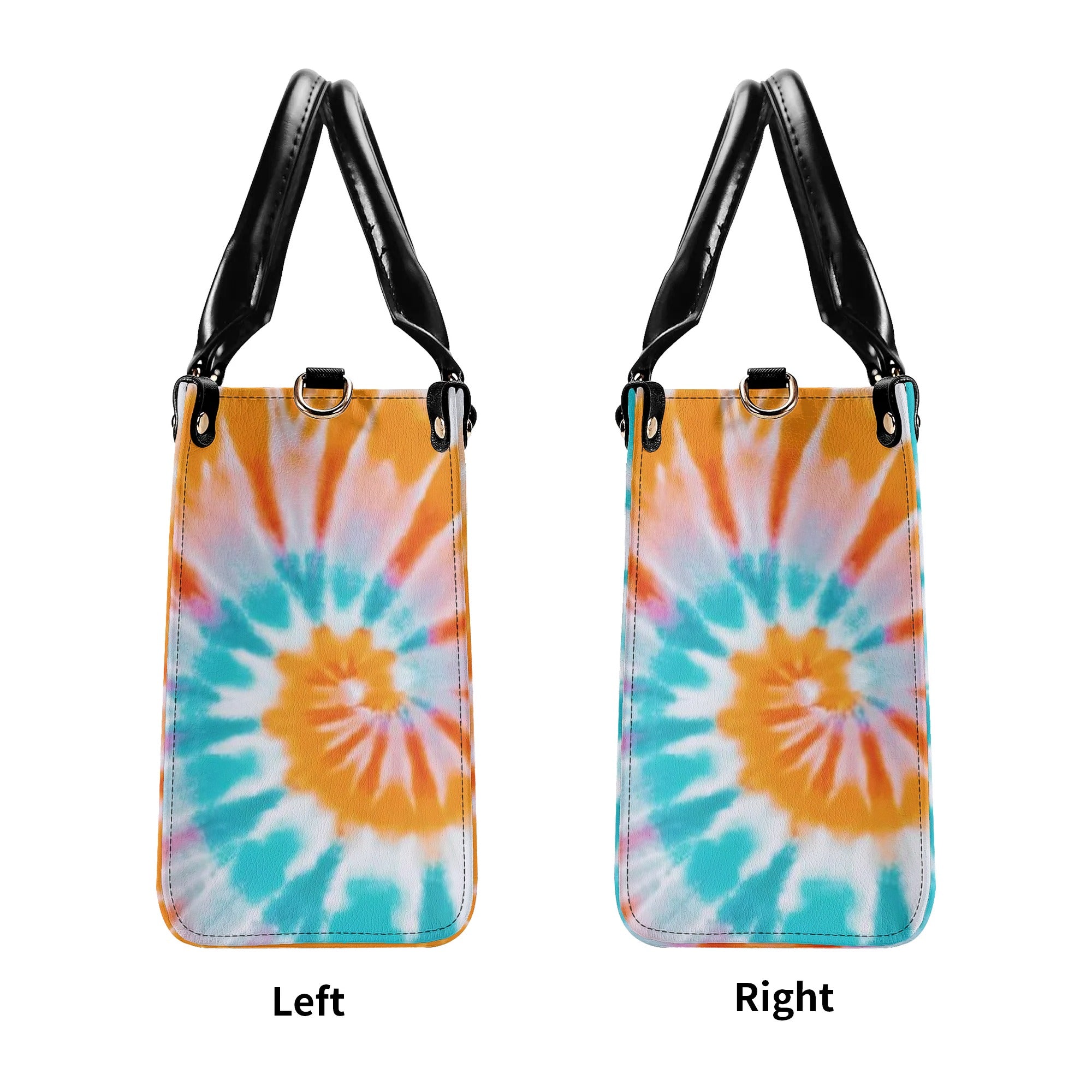 DON'T TRY TO FIGURE ME OUT TIE DYE MESSY BUN LEATHER HANDBAG - TLTW1307241