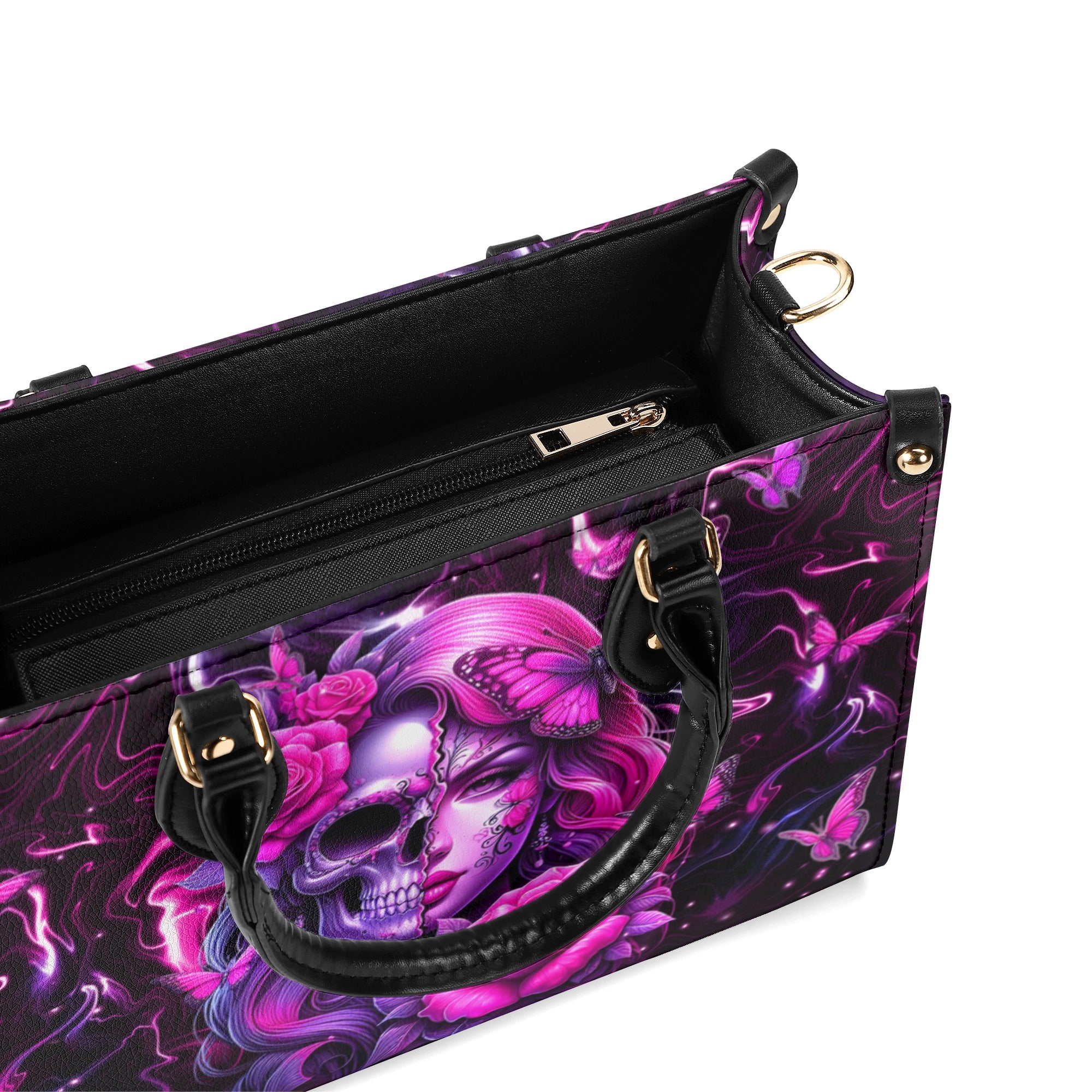 SKULL LADY LEATHER HANDBAG - YHHN0301254