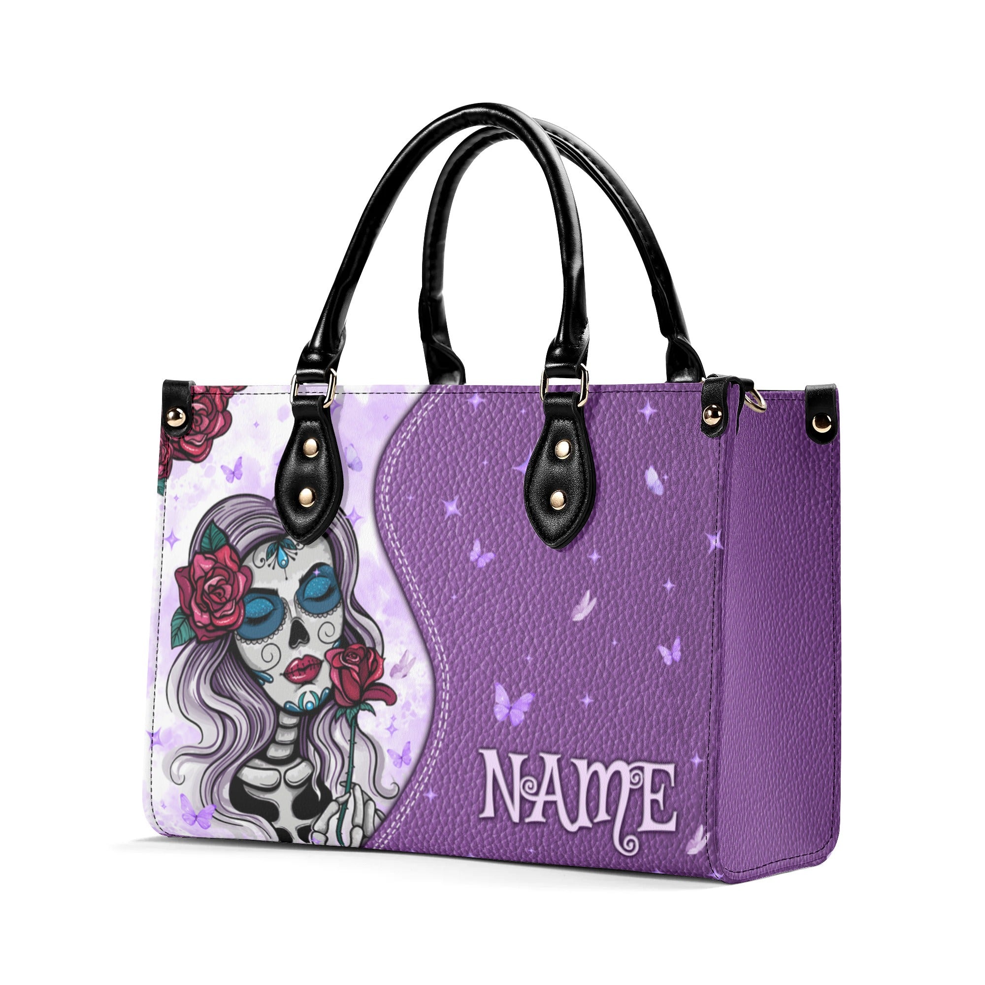 SKULL LADY LEATHER HANDBAG  - TLPQ1010242