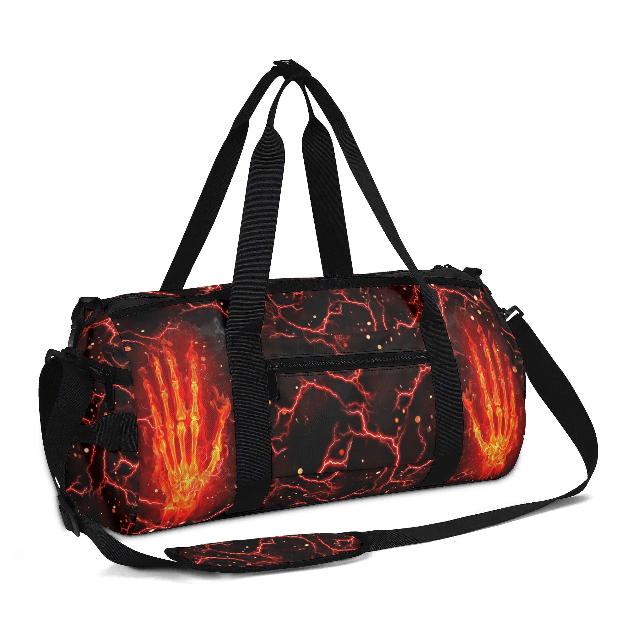 FIRE DEMON SKULL TRAVEL BAG - YHLT1208254