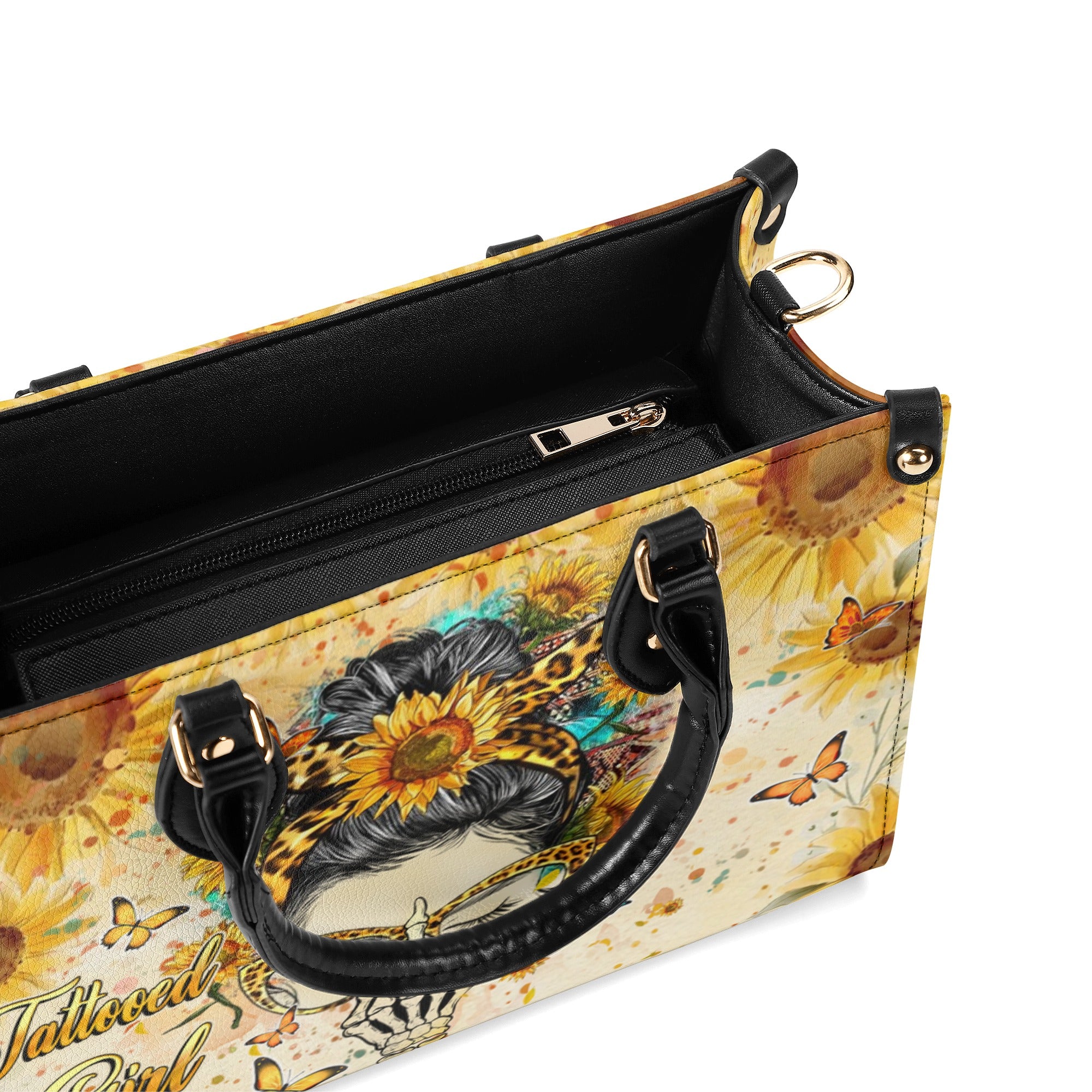 TATTOOED GIRL LEATHER HANDBAG - YHHN2211244