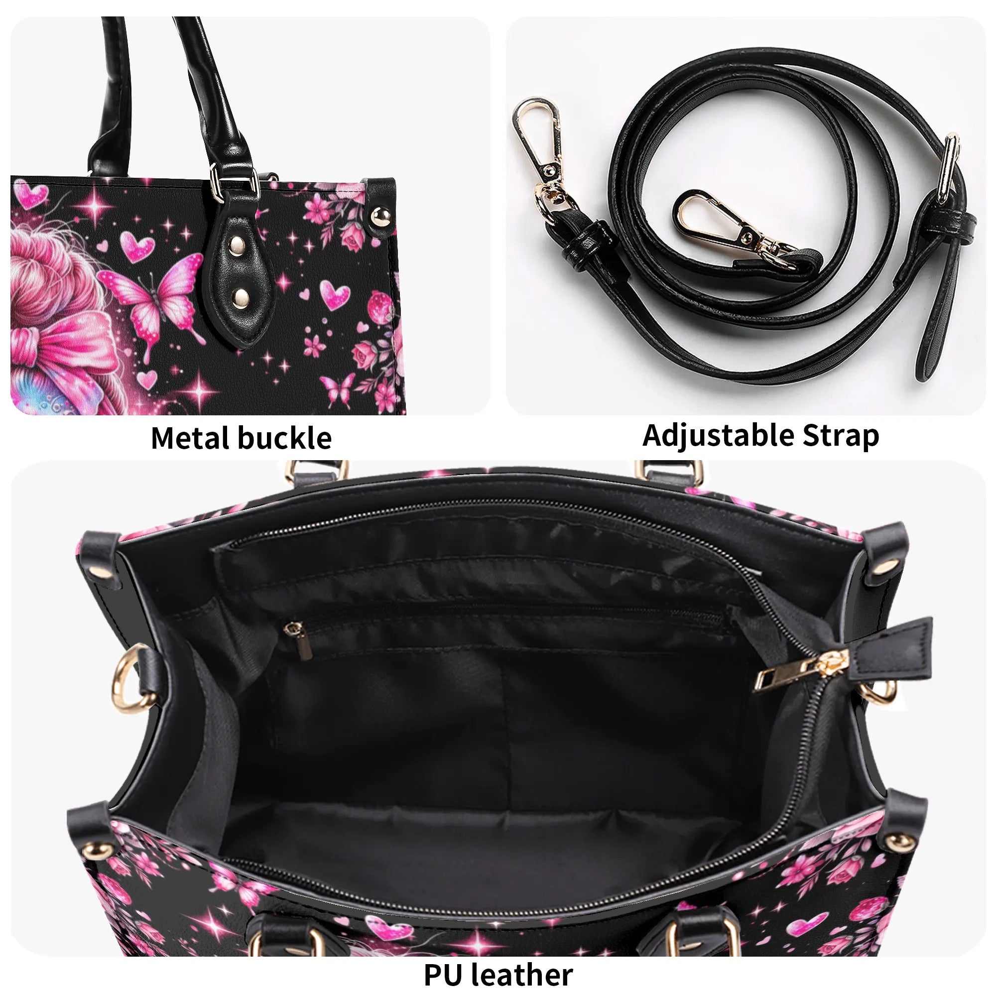 SOMETIMES SWEET OFTEN DANGEROUS LEATHER HANDBAG - TYTD1506241