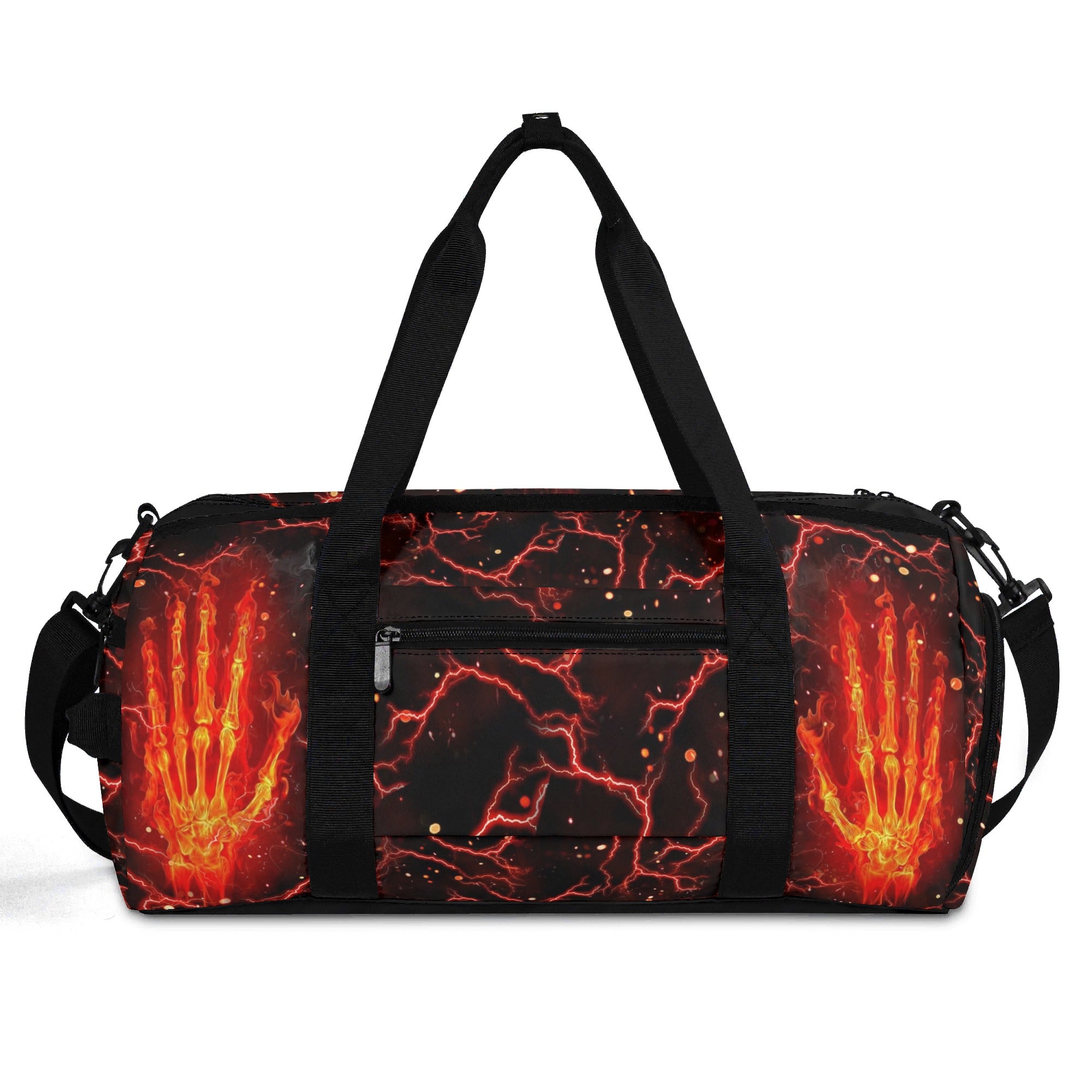 FIRE DEMON SKULL TRAVEL BAG - YHLT1208254