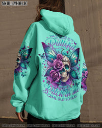 THE GOOD GIRL IN ME SKULL WINGS ROSE ALL OVER PRINT - TLNO0212232