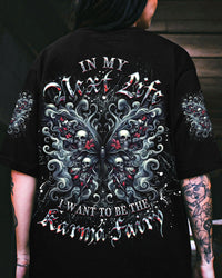 KARMA FAIRY SKULL BUTTERFLY ALL OVER PRINT - YHDU1103251