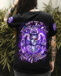 DON'T TRY TO FIGURE ME OUT SKULL ALL OVER PRINT - YHHG1712251