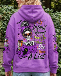 I FULLY INTEND TO HAUNT PEOPLE HALLOWEEN ALL OVER PRINT - TYQY2207262