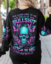 THE GOOD GIRL IN ME SKULL BUTTERFLY ALL OVER PRINT - TLNZ2711232