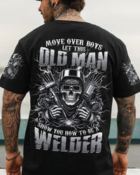 MOVE OVER BOYS WELDER SKULL ALL OVER PRINT - TLNZ2907254