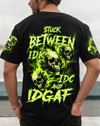 STUCK BETWEEN IDK IDC AND IDGAF ALL OVER PRINT - TYQY0106251