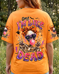OMG I'M LIKE LITERALLY DEAD HALLOWEEN ALL OVER PRINT - TYQY2307262