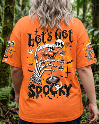 LET'S GET SPOOKY SKELETON HALLOWEEN ALL OVER PRINT - TYQY2707262