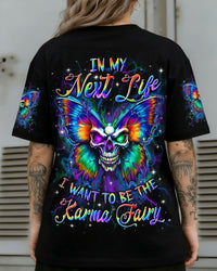 KARMA FAIRY SKULL WINGS ALL OVER PRINT - YHLN2612251