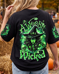A WEE BIT WICKED HALLOWEEN WITCH ALL OVER PRINT - TYQY1707261