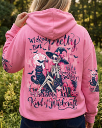 WICKED BUT PRETTY HALLOWEEN WITCH ALL OVER PRINT - TYQY2907262