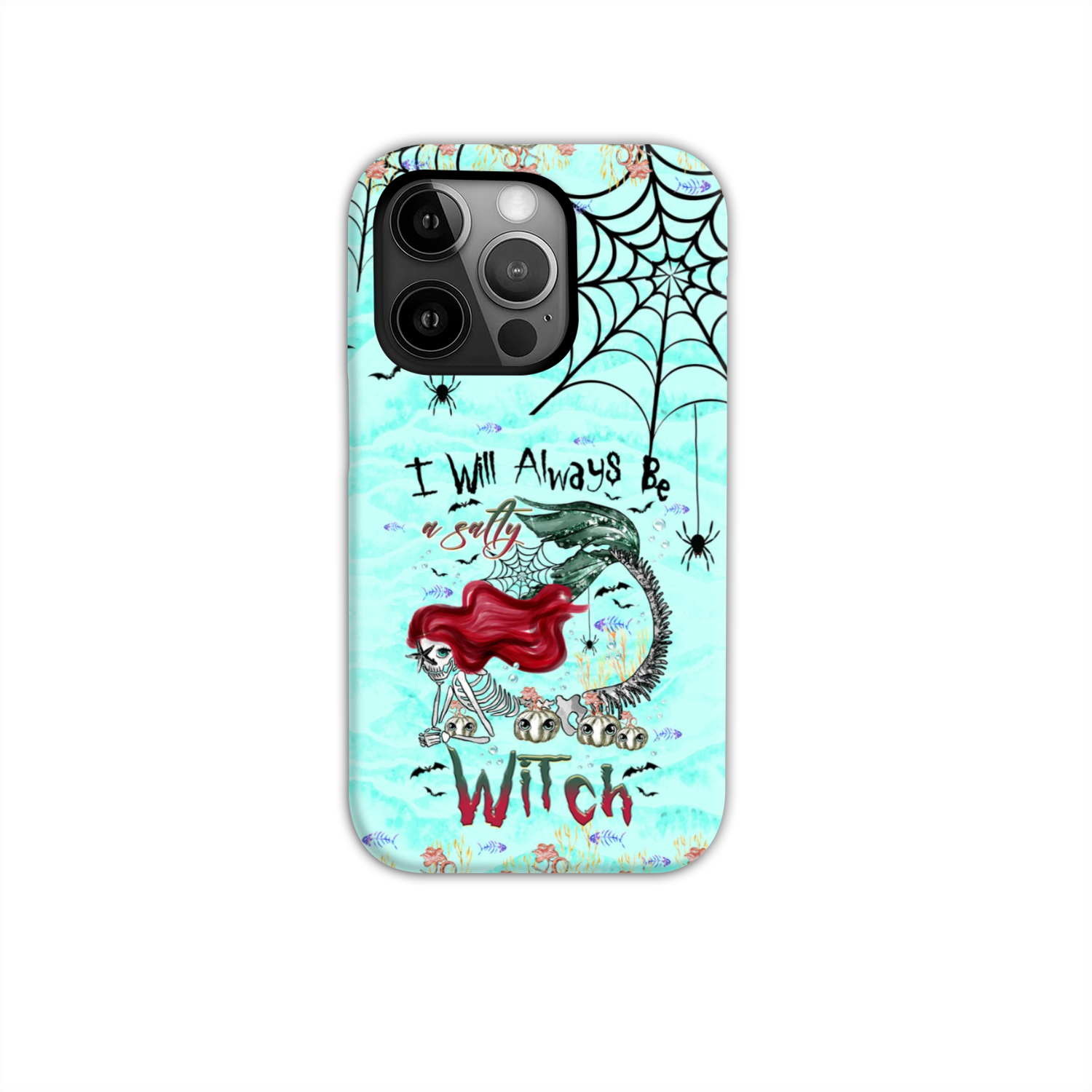 SALTY WITCH MERMAID HALLOWEEN PHONE CASE - TLTR2808231