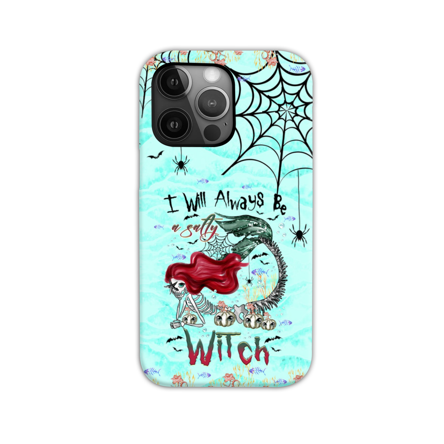 SALTY WITCH MERMAID HALLOWEEN PHONE CASE - TLTR2808231