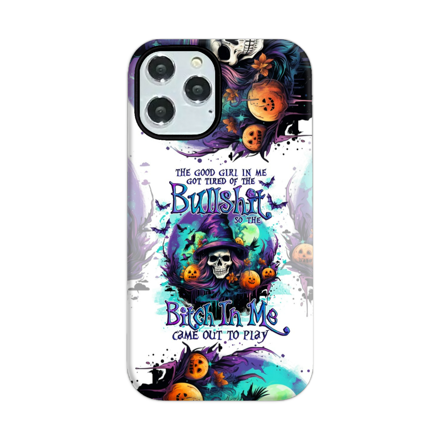 THE GOOD GIRL IN ME HALLOWEEN WITCH PHONE CASE - TLNO1909231