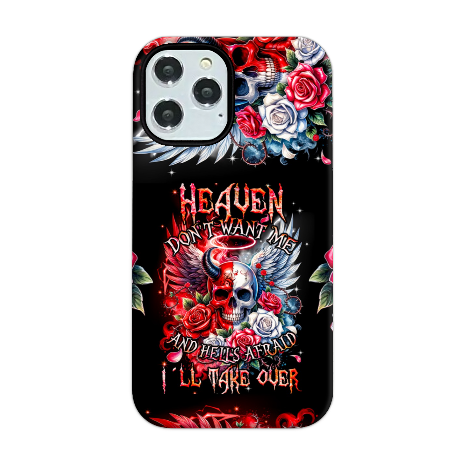 HEAVEN DON'T WANT ME PHONE CASE - TYQY3001242