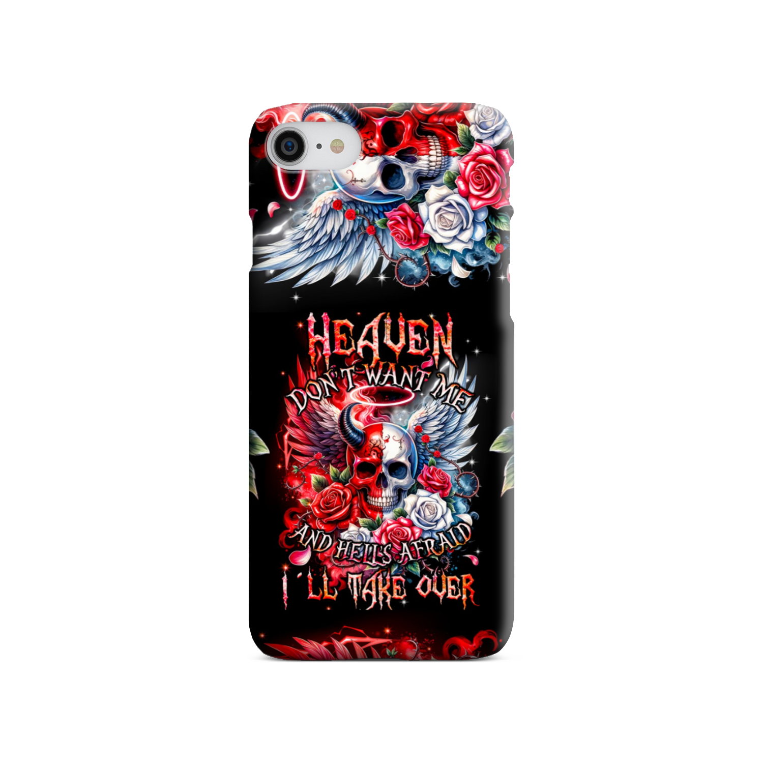 HEAVEN DON'T WANT ME PHONE CASE - TYQY3001242