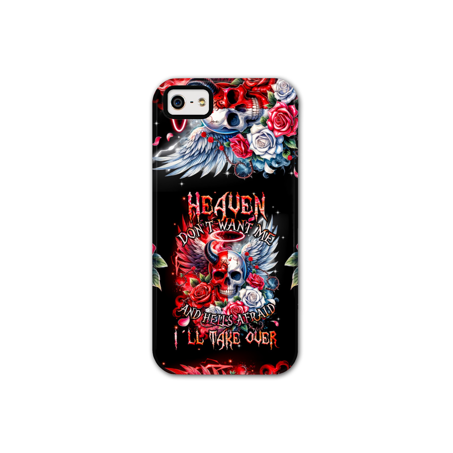 HEAVEN DON'T WANT ME PHONE CASE - TYQY3001242