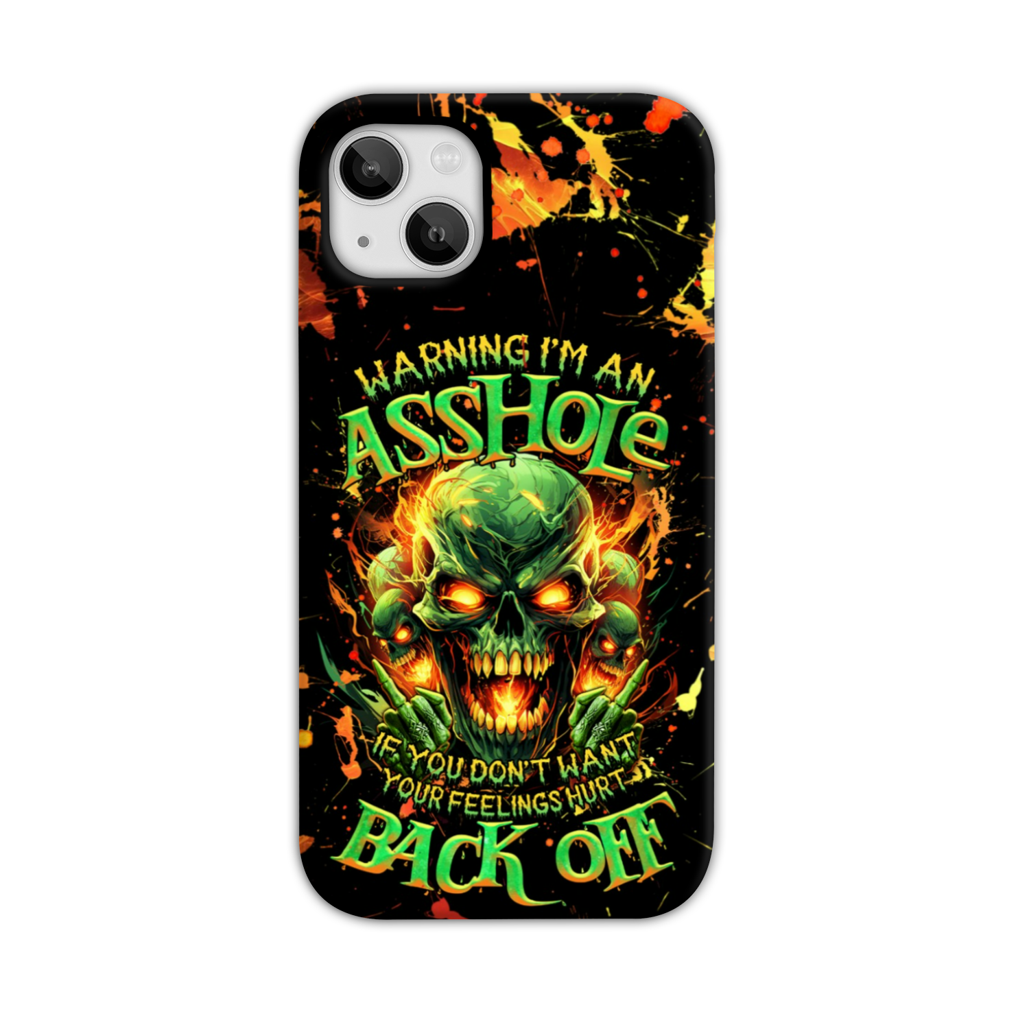 WARNING I'M AN A SKULL PHONE CASE - TLNZ1305244