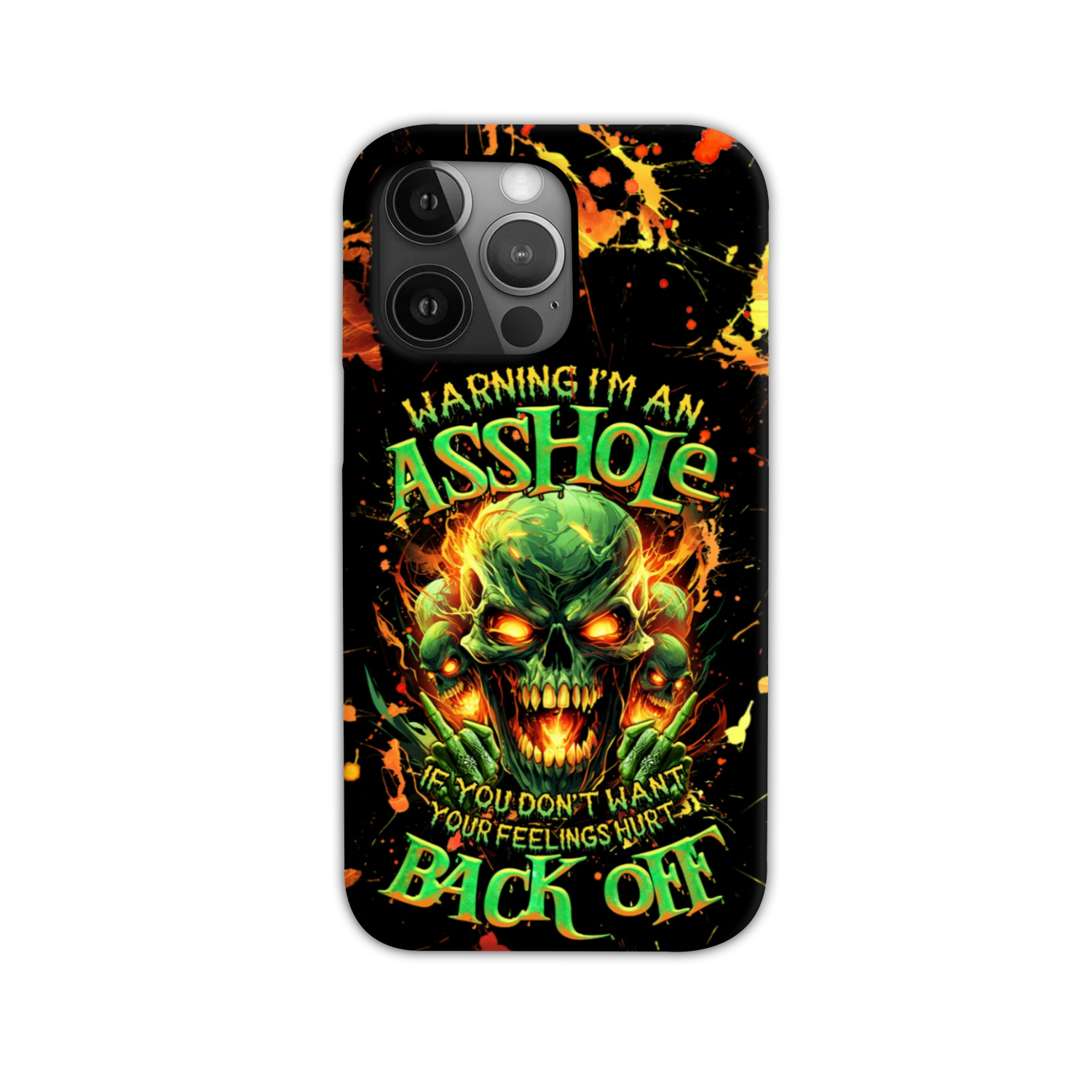 WARNING I'M AN A SKULL PHONE CASE - TLNZ1305244