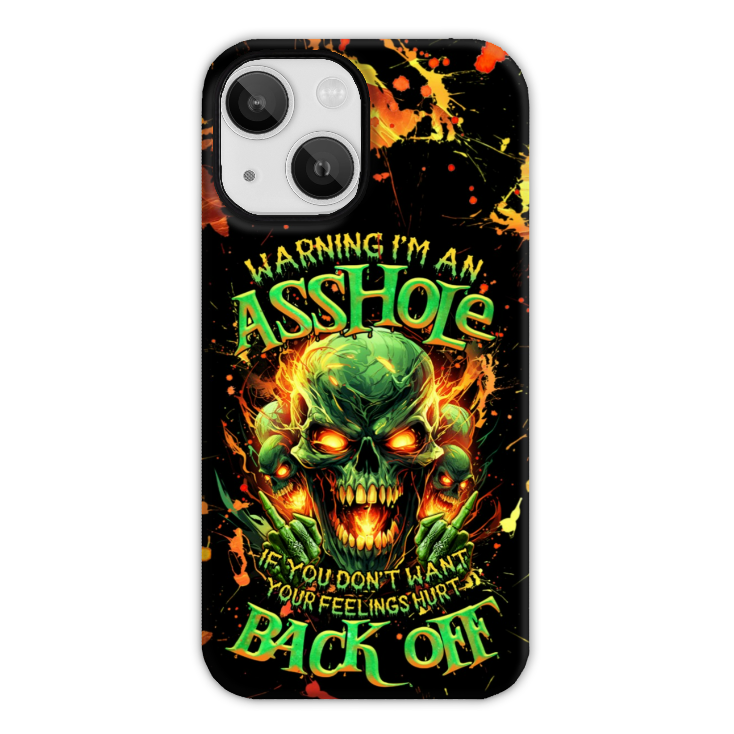 WARNING I'M AN A SKULL PHONE CASE - TLNZ1305244